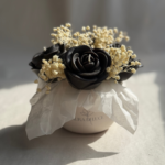 Note di Capri | Bouquet de Rosas Negras en Cera | Decoración Minimalista y Lujo