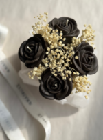 Note di Capri | Bouquet de Rosas Negras en Cera | Decoración Minimalista y Lujo - Image 4