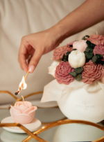 Passione | Bouquet de Velas en Tonos Vino y Terracota | Amor Propio y Decoración Cálida - Image 2