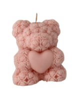 Orsetto di Luce | Vela Osito de Rosas con Corazón | Regalo Coquette y Decoración - Image 2